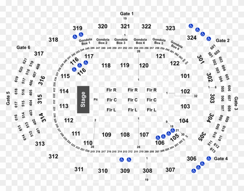 Scotiabank Arena Section 117 Clipart #4415693