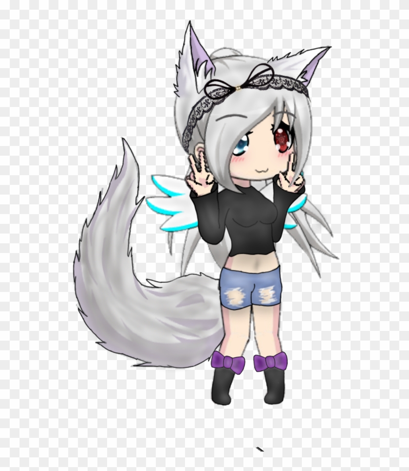 Freetoedit Gachastudio Luna Wolfpaws - Free To Edit Gacha Clipart