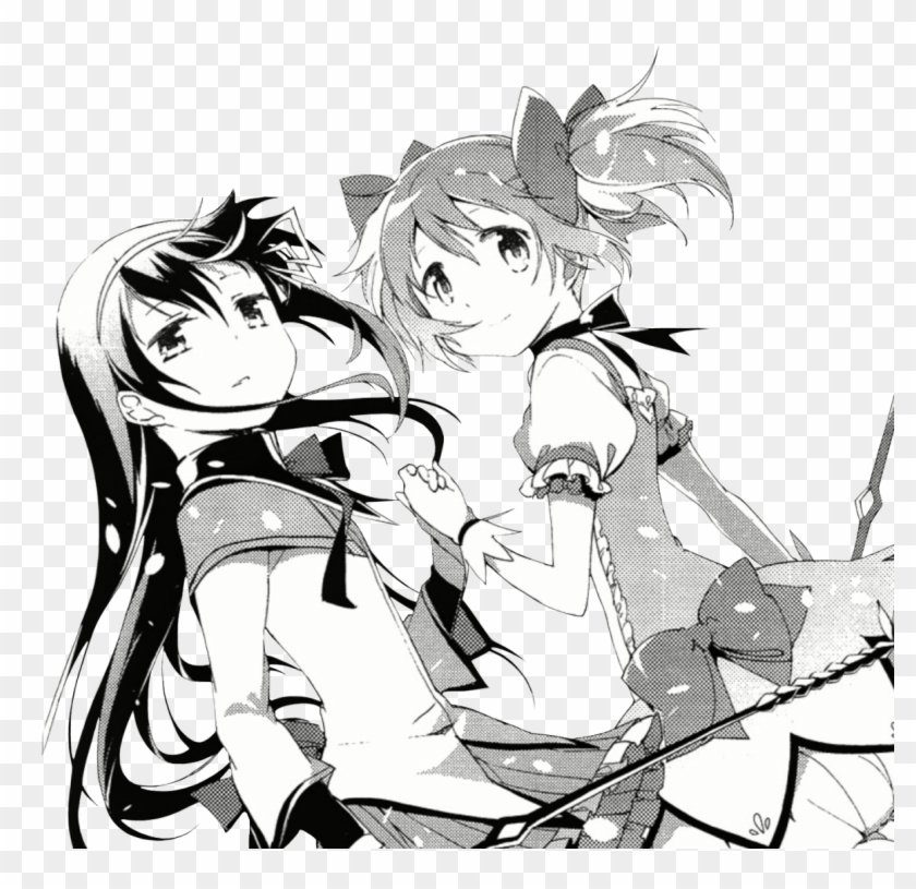 And Pink Akemi - Homura Akemi Manga Clipart