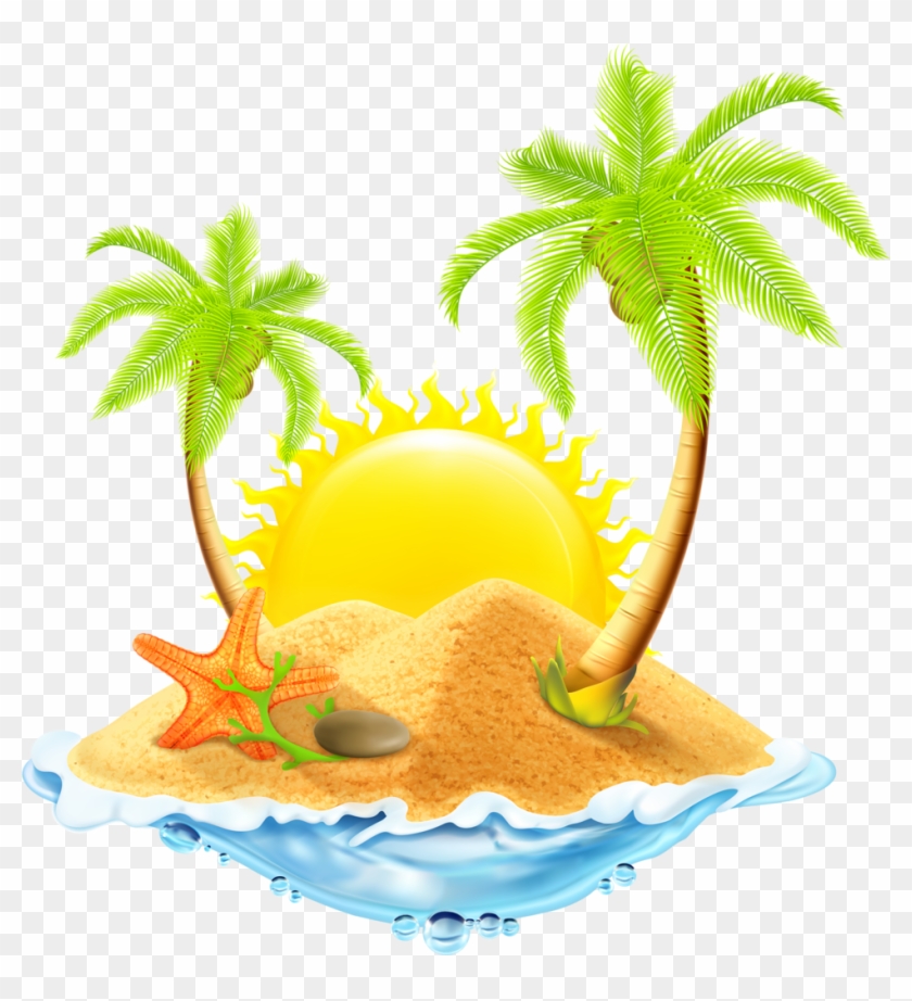 Fundo Praia Png - Fundo De Praia Png Clipart #4416448