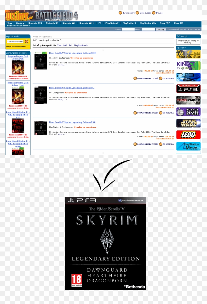 Lists The Elder Scrolls V - Elder Scrolls V Skyrim Clipart #4417115
