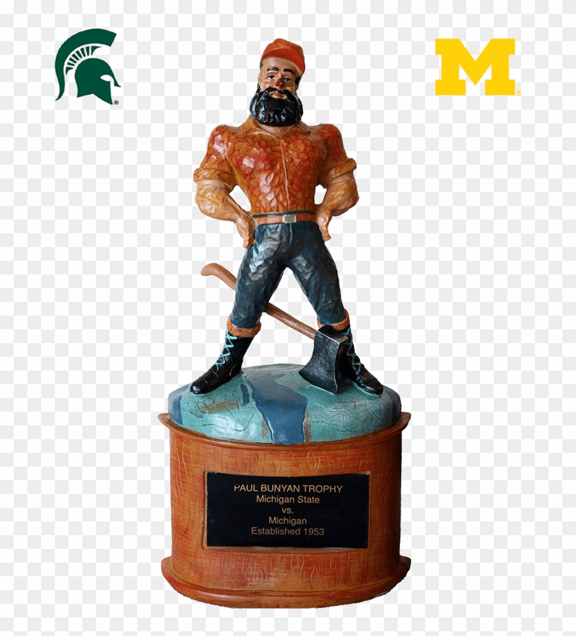 Michigan Michigan State Rivalry Trophy Clipart
