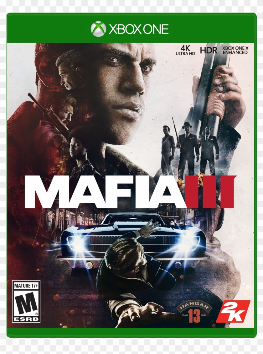 Mafia Iii, 2k, Xbox One, - Mafia 3 Xbox One X Clipart #4417761