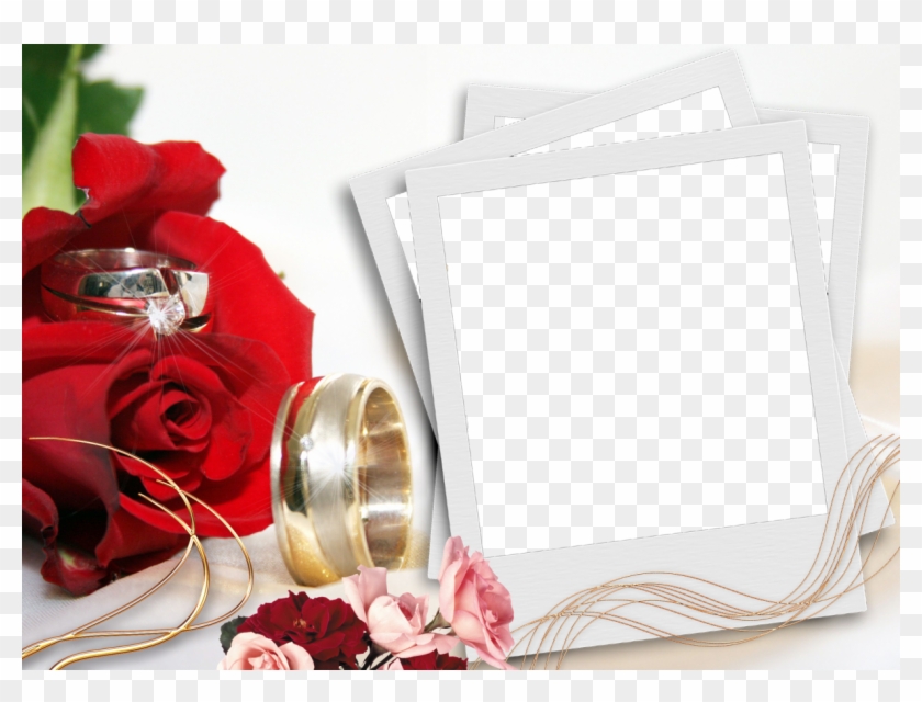 Moldura Amor, Moldura Casamento, Moldura Noivado, Frame - Wedding Frame Red Clipart #4418320