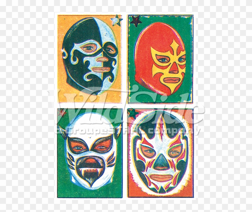 Lucha Masks - Mask Clipart #4418381