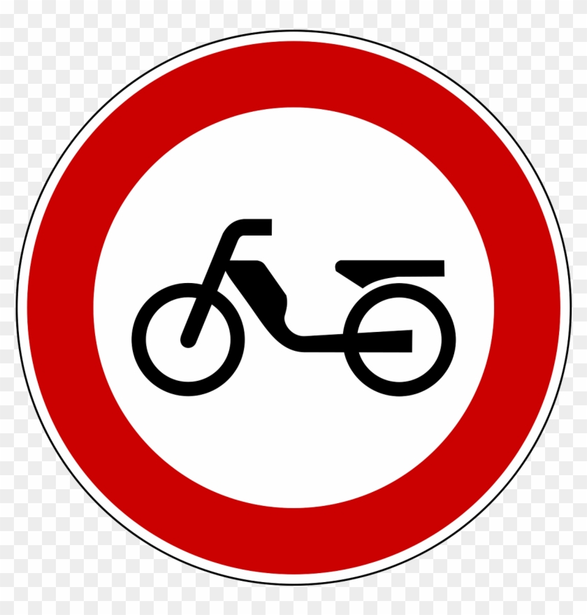 Traffic Sign Road Sign Shield - Moped Street Signs Clipart #4418413