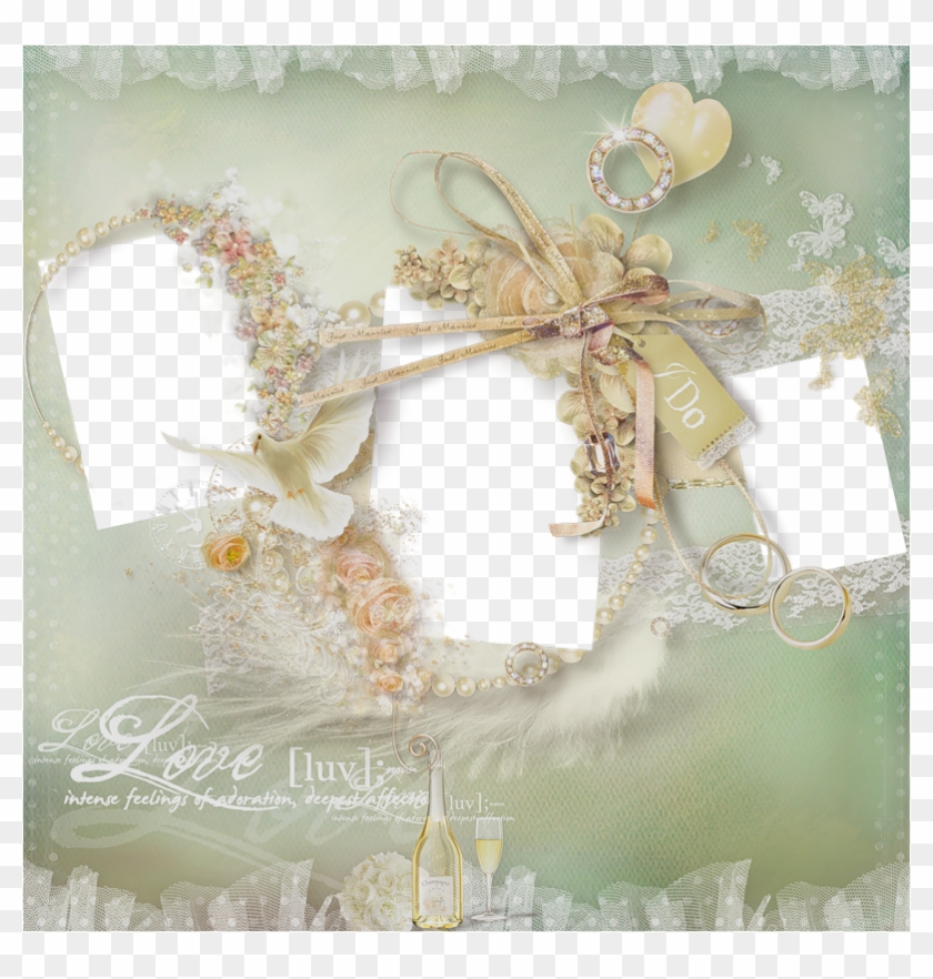 Molduras De Casamento - Floral Design Clipart #4418631