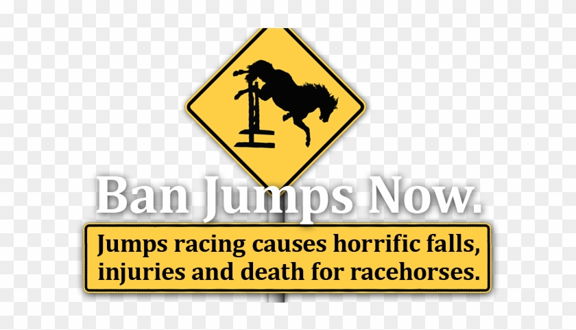 Jumps Racing - Traffic Sign Clipart #4418692