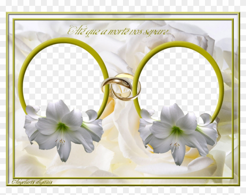 Moldura Casamento - Moldura Para Fotos De Noivos Clipart