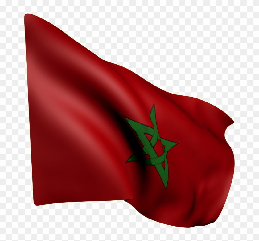 Drapeau Maroc Png - Flag Clipart #4418891