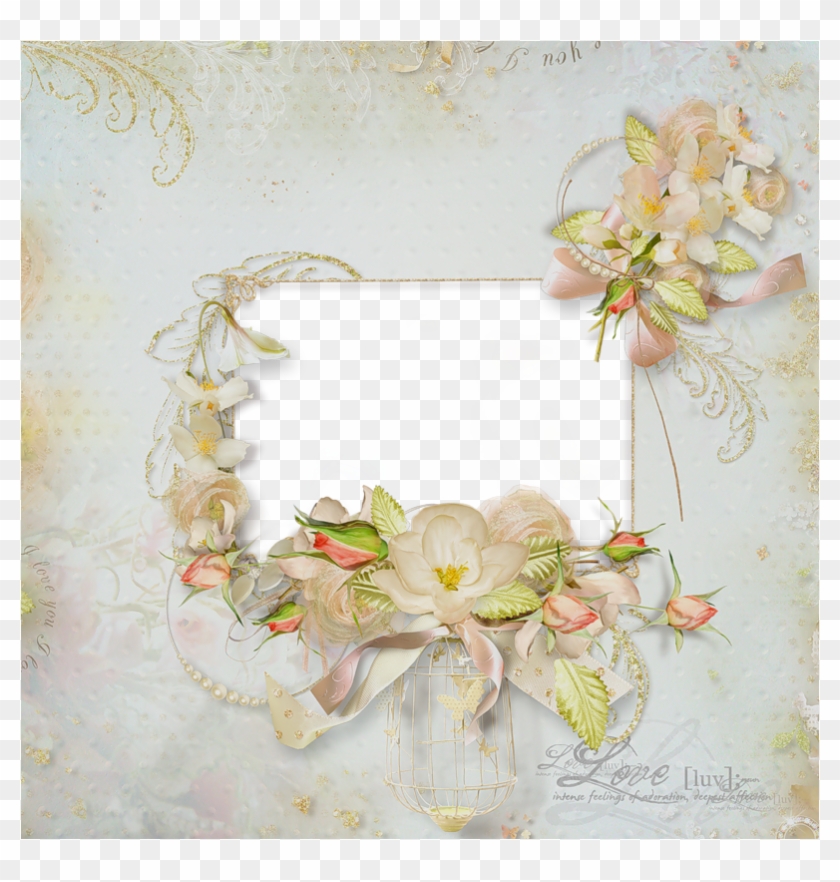 Molduras De Casamento - Artificial Flower Clipart