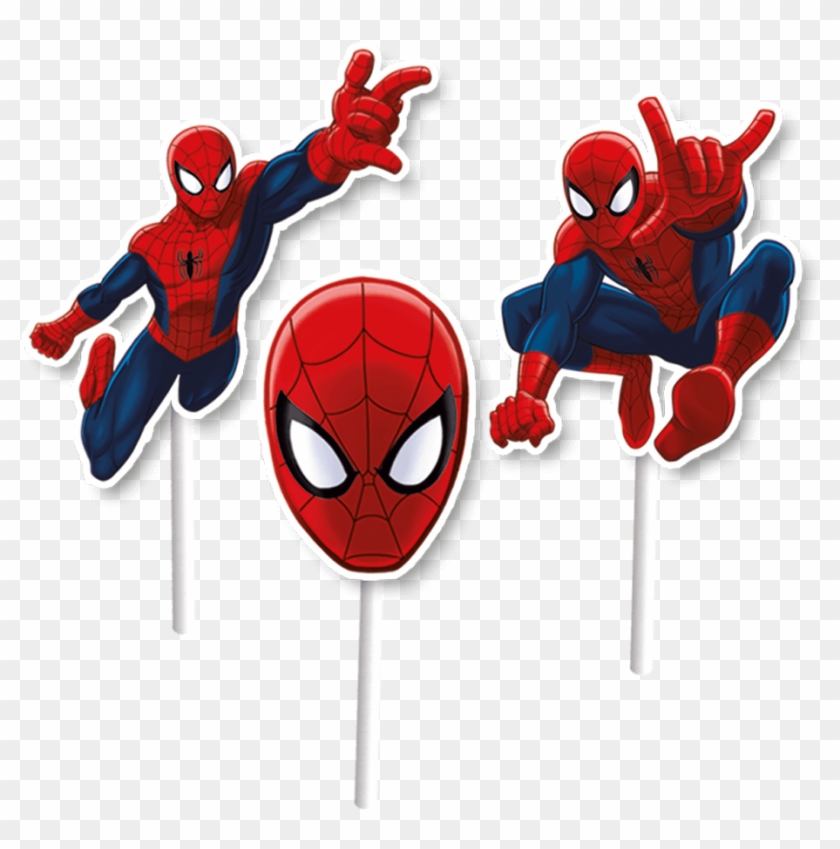 Spider-man , Topper Decorativos C/12 Pzas - Ultimative Spider Man Beetle Clipart