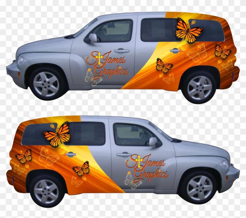Hhr Stjamesgraphics Vehiclewrap Vwc - Chevrolet Hhr Clipart #4419806