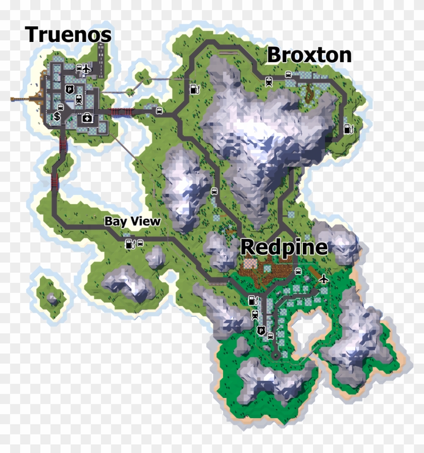 Welcome To The Island Of Truenos - Atlas Clipart