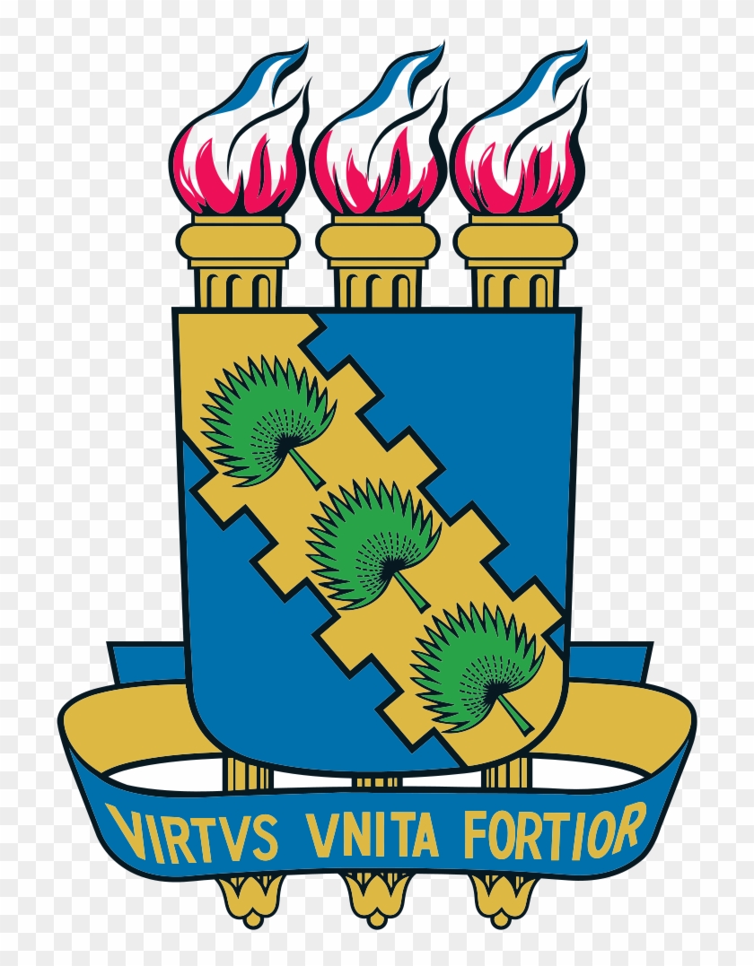File - Brasao Ufc - Svg - Brasão Da Ufc Ce , Png - Logo Universidade Federal Do Ceara Vetorizada Clipart
