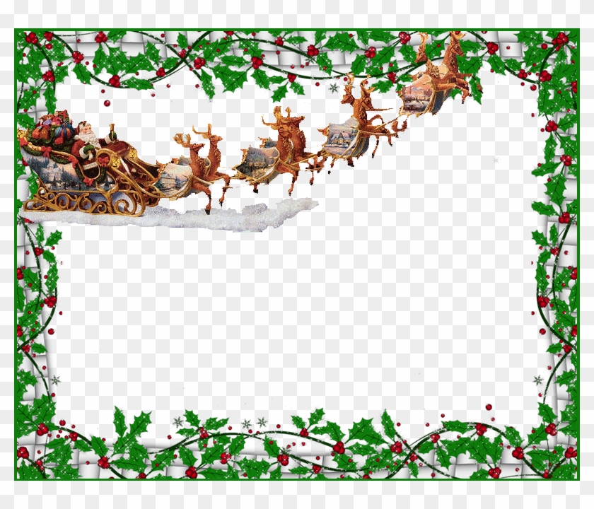 Marco De Navidad - Traineau Du Pere Noel Clipart #4420044