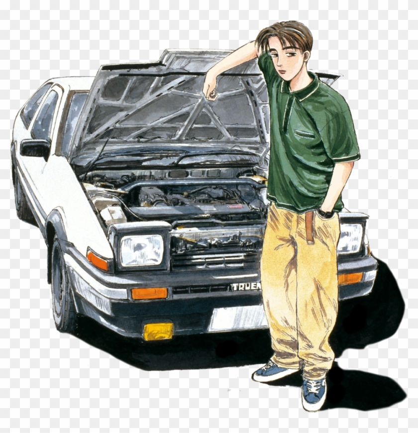 Ae86 Trueno Toyota Initial D Takumi Fujiwara - 1080 X 1080 Initial D Clipart