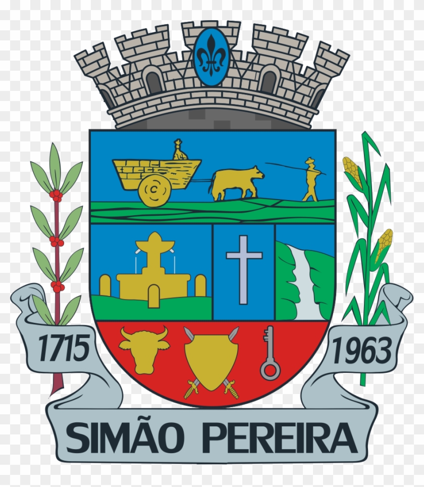 Brasão Municipal - Prefeitura De Simão Pereira Mg Clipart