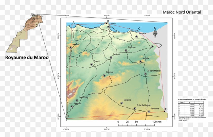 The Project Kick-off Meeting, Held In Rabat In 17th - Carte Du Maroc Clipart #4420830
