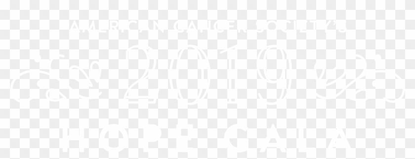 American Cancer Society's 2019 Hope Gala - Calligraphy Clipart