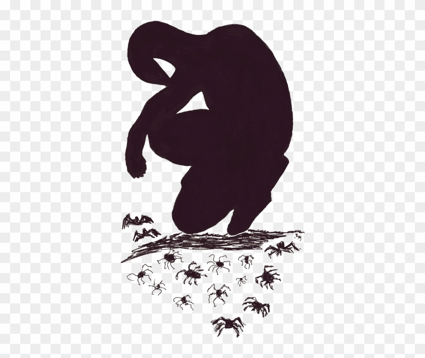 Dark Spiderman The Crazy Superhero Buy T-shirt Online - Illustration Clipart #4421366