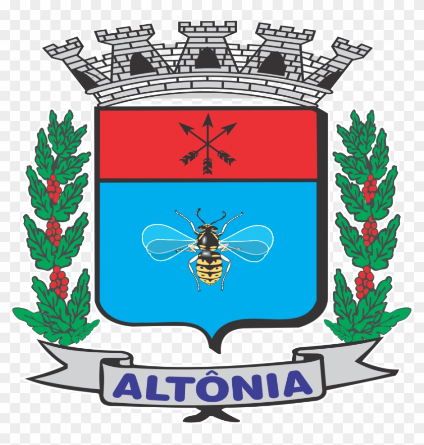 Brasao - Prefeitura De Altonia Clipart #4421721