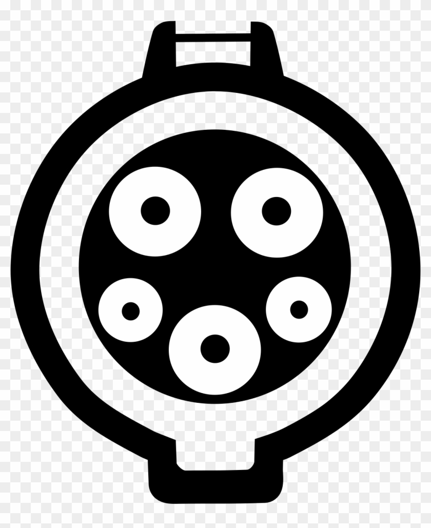 J1772 Charge Port - Type 2 Mode 3 Kabel Clipart