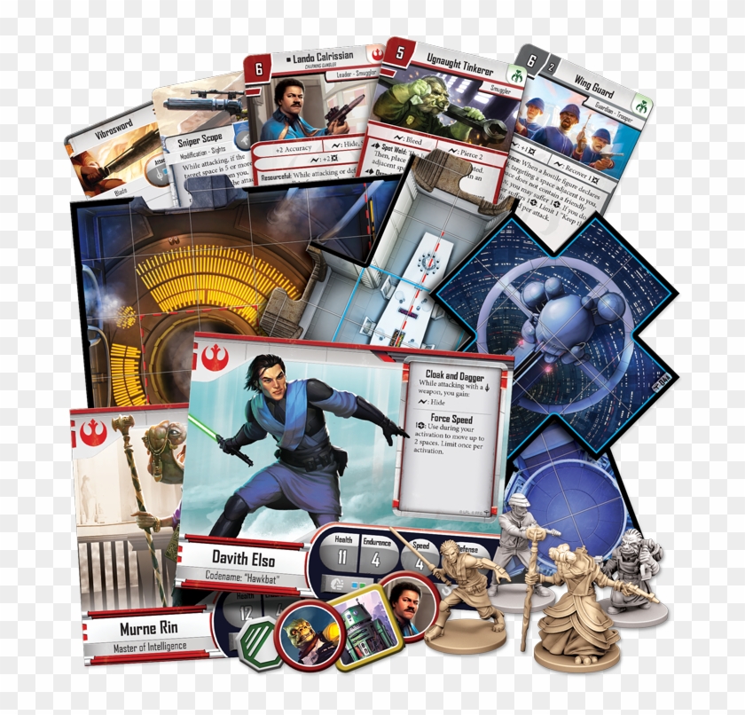 Star Wars Imperial Assault - Star Wars Imperial Assault Expansion The Bespin Gambit Clipart #4422299