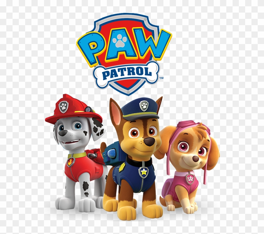Paw Patrol Birthday Party Clipart , Png Download - Paw Patrol Chase Marshall Skye Transparent Png #4422335