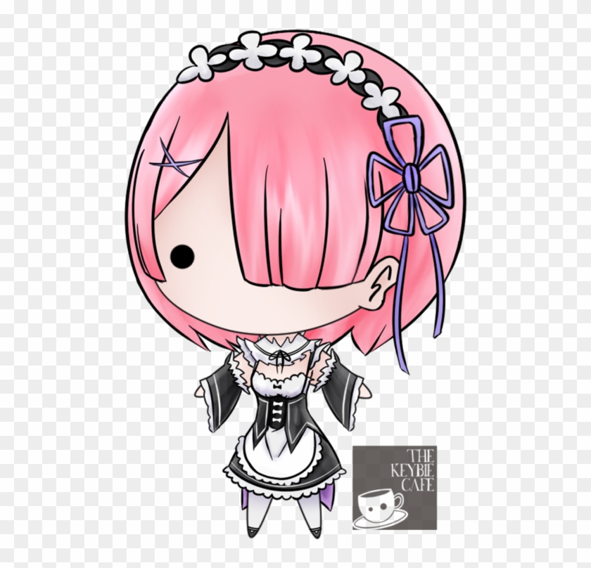 Re - Zero Keybies - Ram - Cartoon Clipart #4422485