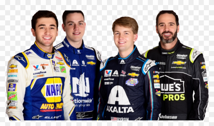 Gordon Sits Down With All Four Hendrick Motorsports - William Byron Alex Bowman Chase Elliott Jimmie Johnson Clipart