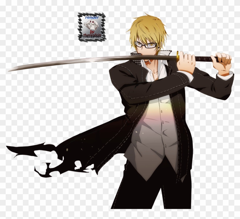 Durarara Izaya Orihara, Shizaya, Durarara, Celty - Shizuo Badass Clipart