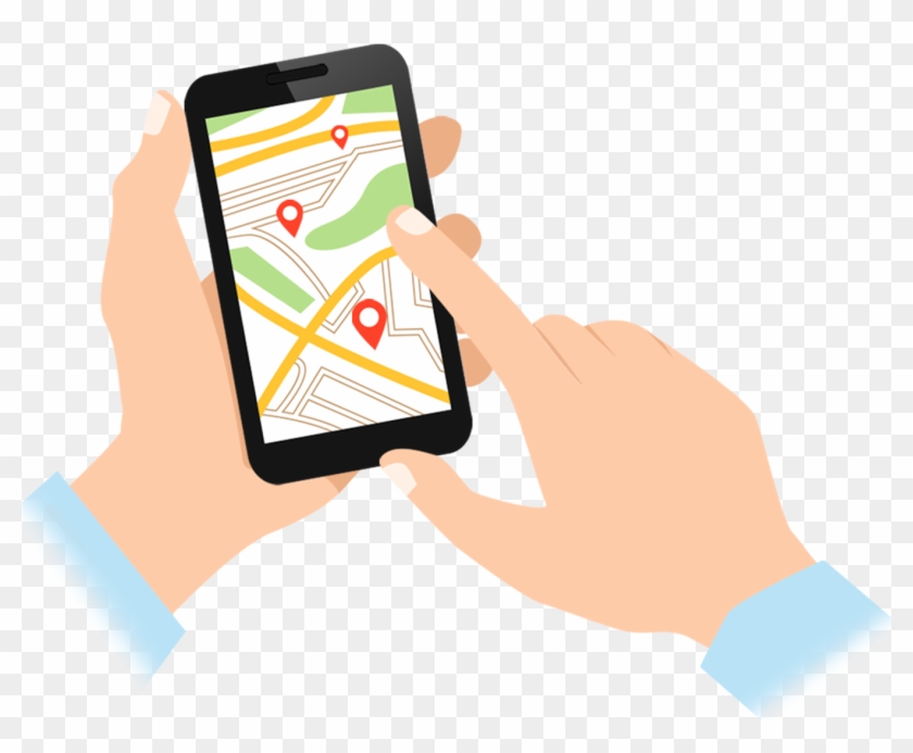 Factors That Effect On The Cost Of Rental Car Booking - Google Maps On Phone Transparent Clipart #4423751