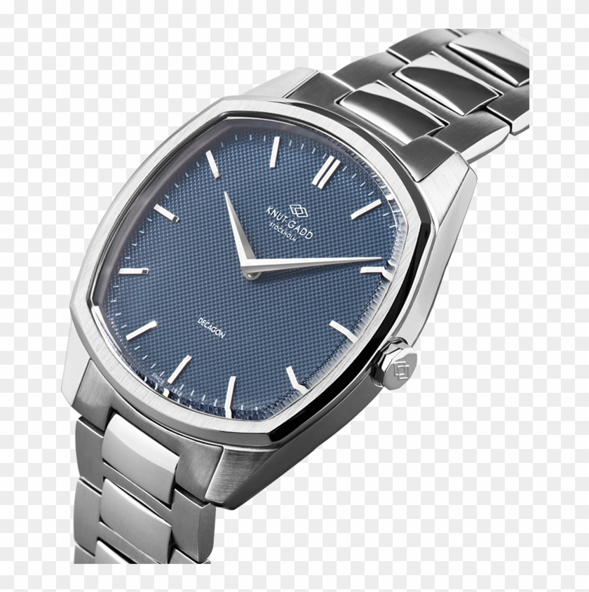 Decagon / Steel / Blue - Knut Gadd Watches Clipart #4423998