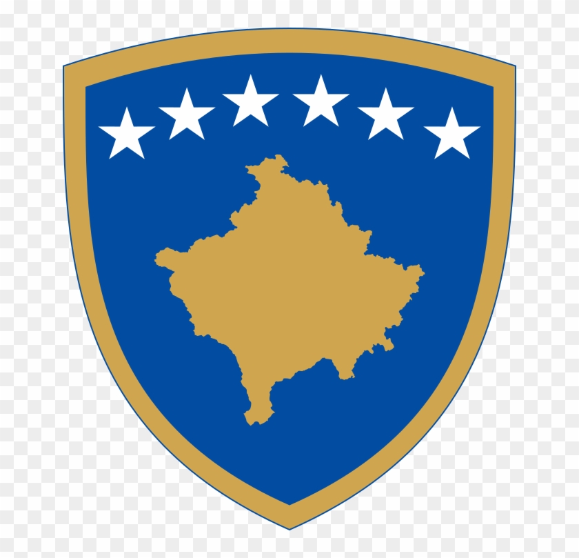 Coat Of Arms Of Kosovo - Kosovo Flag Clipart #4424575