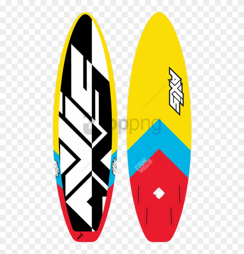 Free Png 2018 Axis New Wave Quad Kite Surfboard - Surfing Clipart