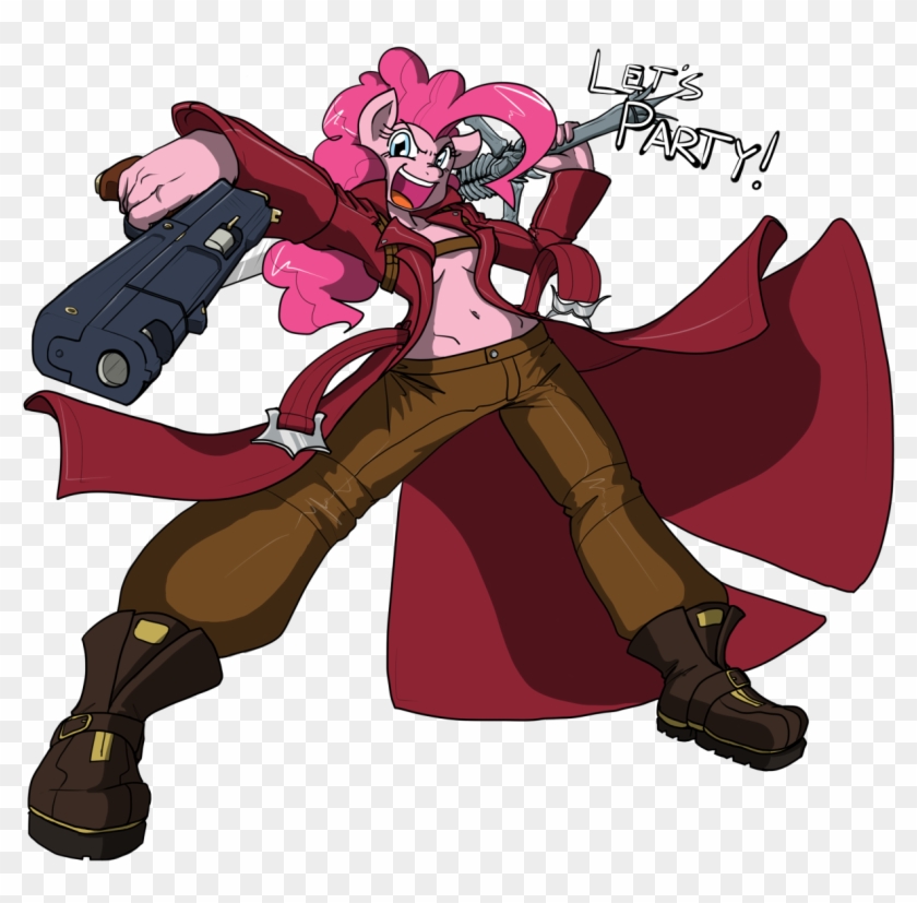The Sword Flared Up With Darkness-draining Power, - Devil May Cry Mlp Clipart #4425912