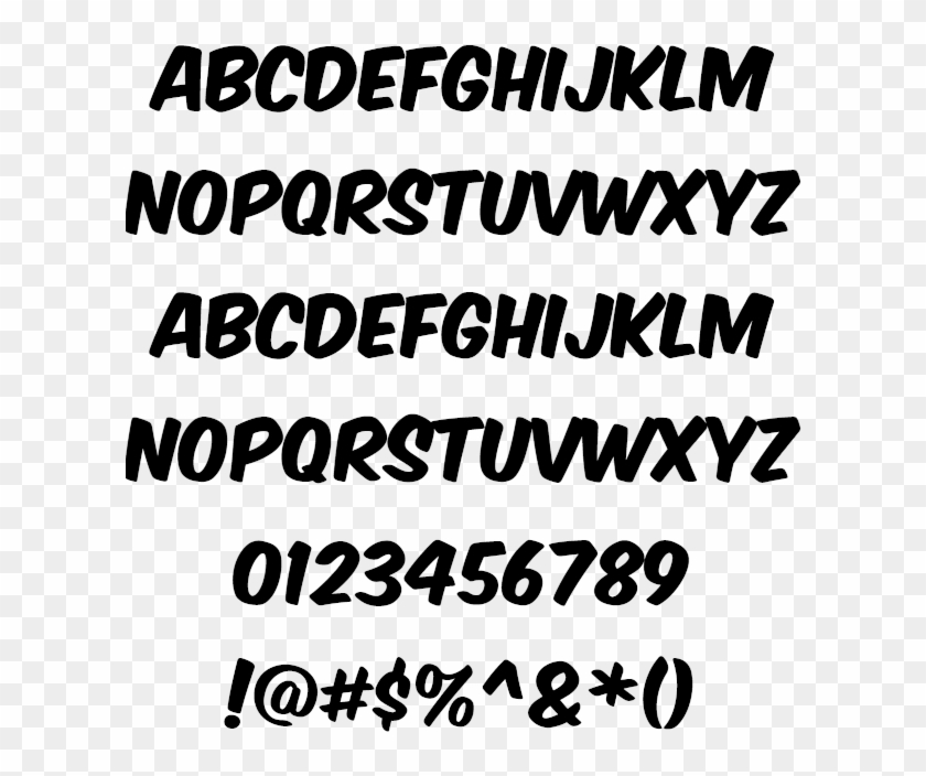 Comic Komika Axis Example - Balloon Extra Bold Clipart