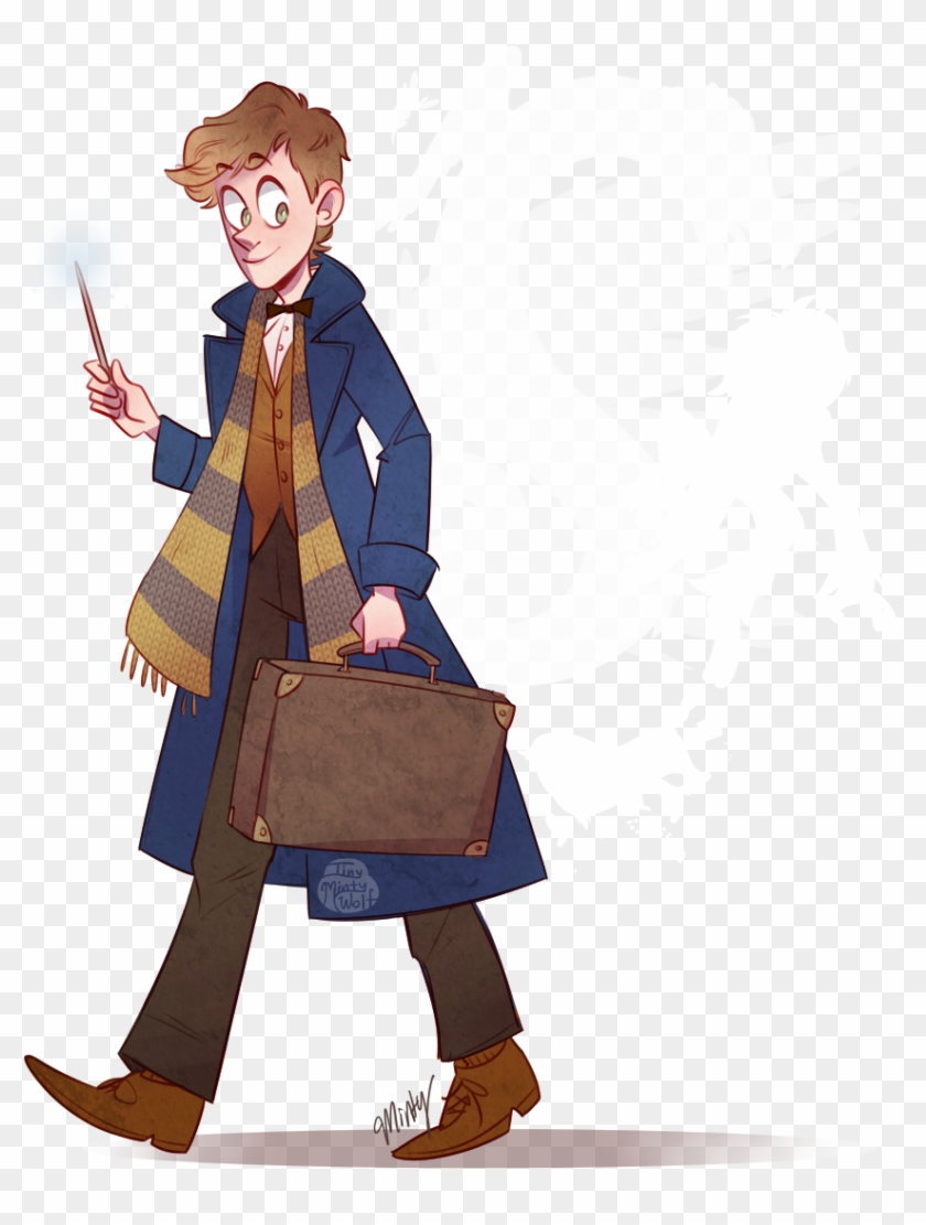 Minty's Art Blog ☆ Always Harry Potter, Harry Potter - Fantastic Beasts Drawing Png Clipart
