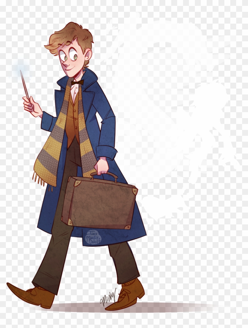 Minty's Art Blog ☆ Always Harry Potter, Harry Potter - Fantastic Beasts Drawing Png Clipart #4426224