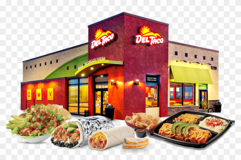 Del Taco - Del Taco Store Clipart #4426683