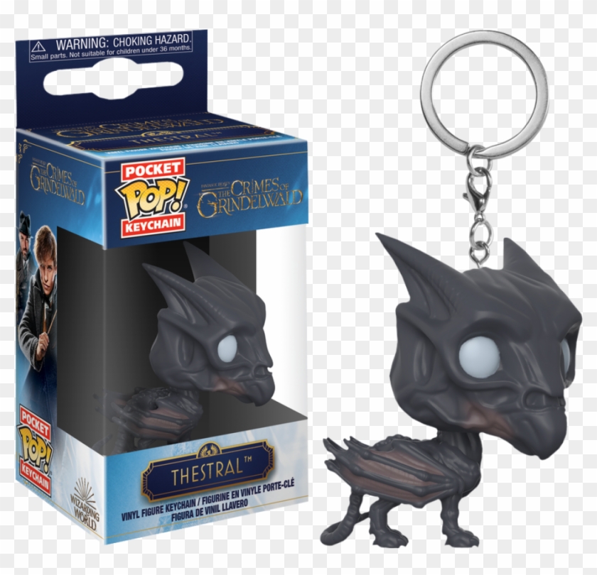 Thestral Drawing Fantastic Beast, Picture - Harry Potter Funko Pop Keychains Clipart #4426685