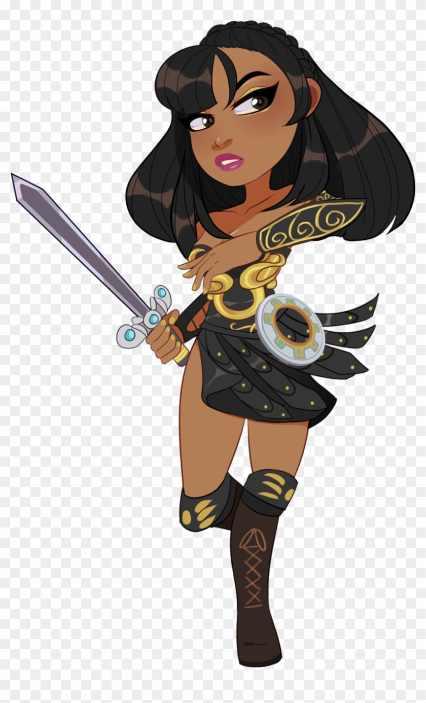 Xena Chibi Clipart