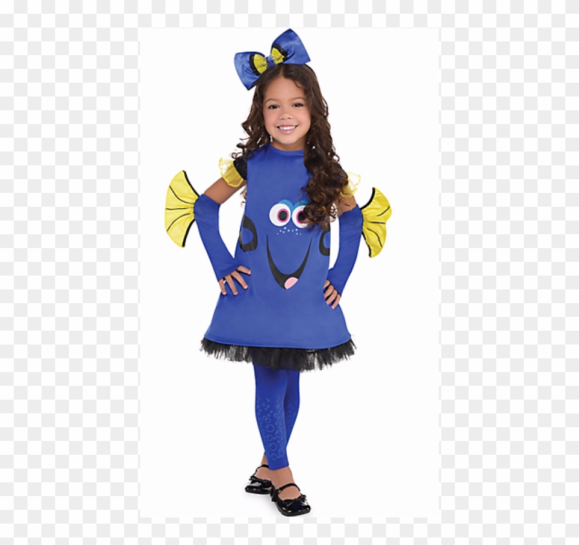 Girls Dory Costume - Party City Dory Costume Clipart #4426905