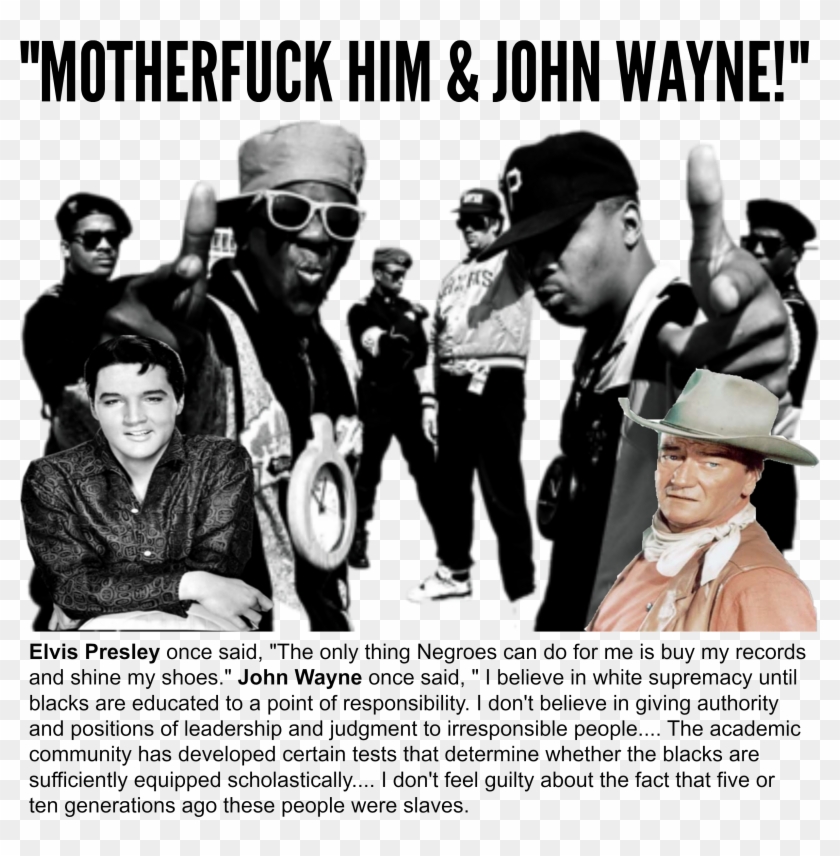 “elvis Was A Hero To Most But He Never Meant Shit To - Chuck D And Flava Flav Clipart #4426939