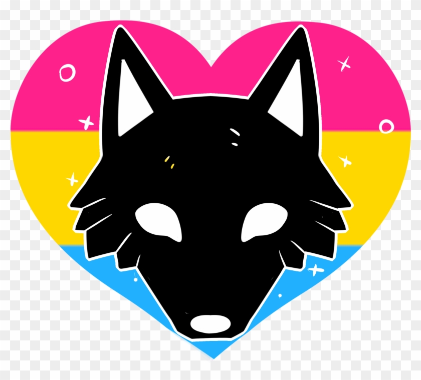 Pansexual Furry Pride - Pansexual Furry Pride Flag Clipart