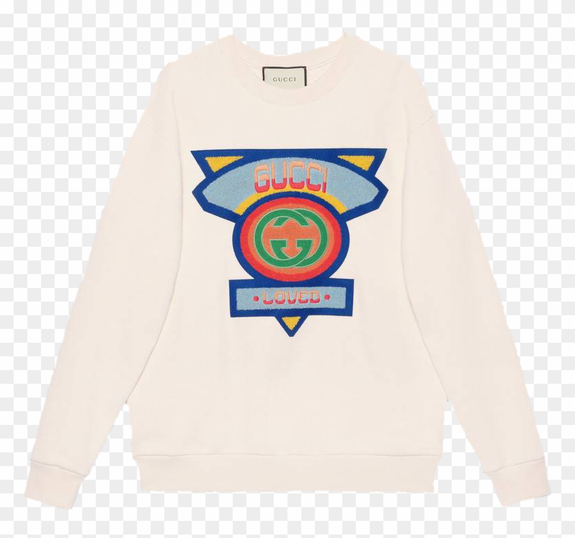 💓gucci Transparents💓 - Sweatshirt With Gucci 80s Patch Clipart #4426967