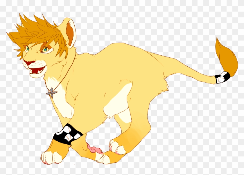 Roxas Furry , Png Download - Roxas Lion King Clipart #4427093
