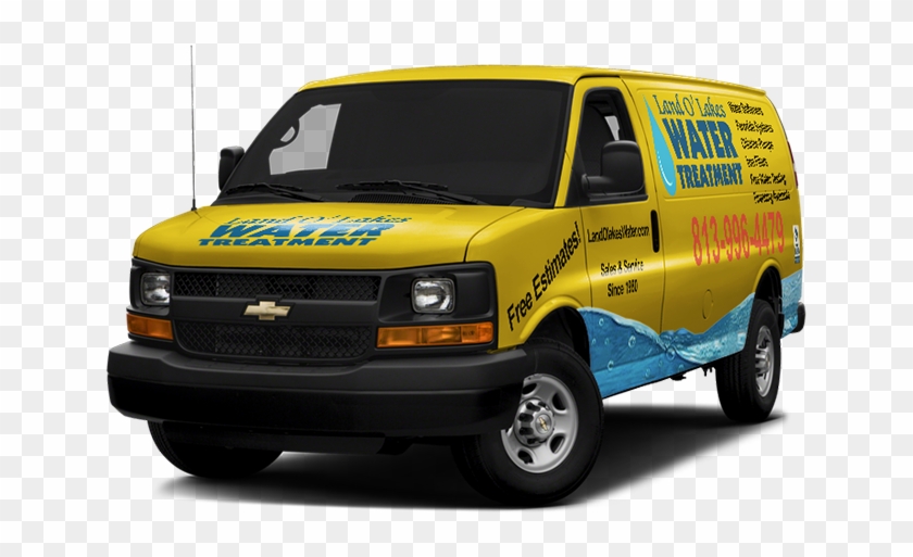 Land O Lakes Water Treatment Work Van - Chevrolet Cargo Express 2018 Clipart #4427218