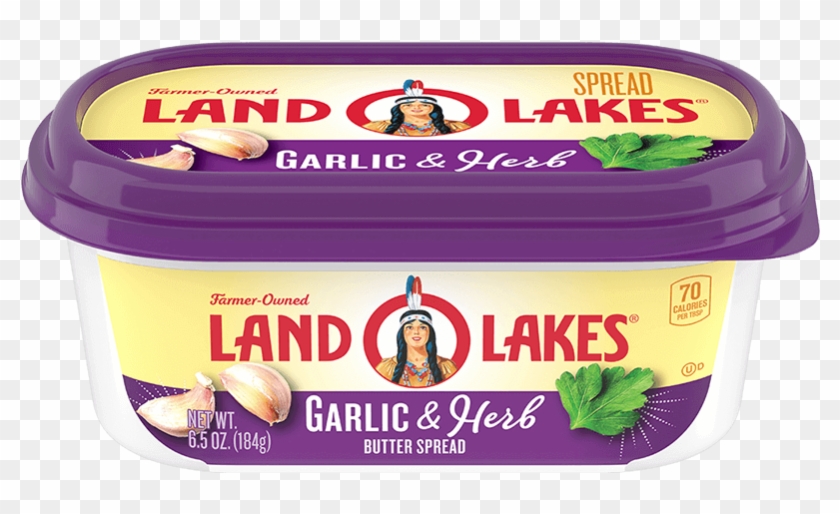 Garlic & Herb Butter Spread - Land O Lakes Garlic Butter Clipart #4427279